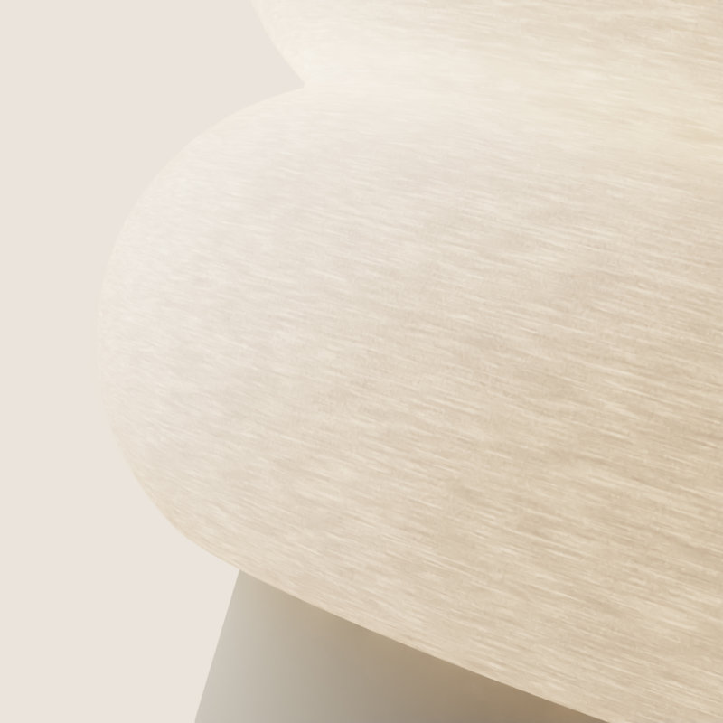Argizari Table Light, Sand, 9.5" H x 10" W x 10" D