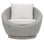 Savaii Swivel Powder Coated Aluminum Outdoor Lounge Chair , Sunbrella® Cushions Included