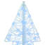 vidaXL Christmas Tree with 240 LEDs Acrylic-36832952-36832959