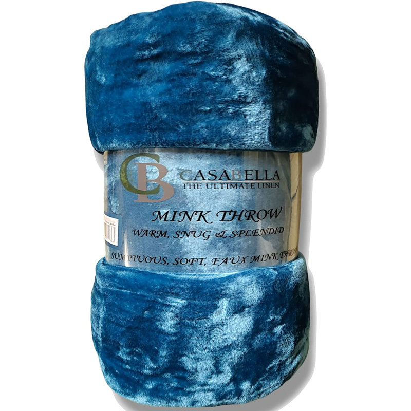 Throw Blanket, W150cm x L200cm, Teal