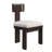 Modern Gray Upholstered Dining Chairs Set of 2 with High-Weight Capacity and Wood Legs-1389956787