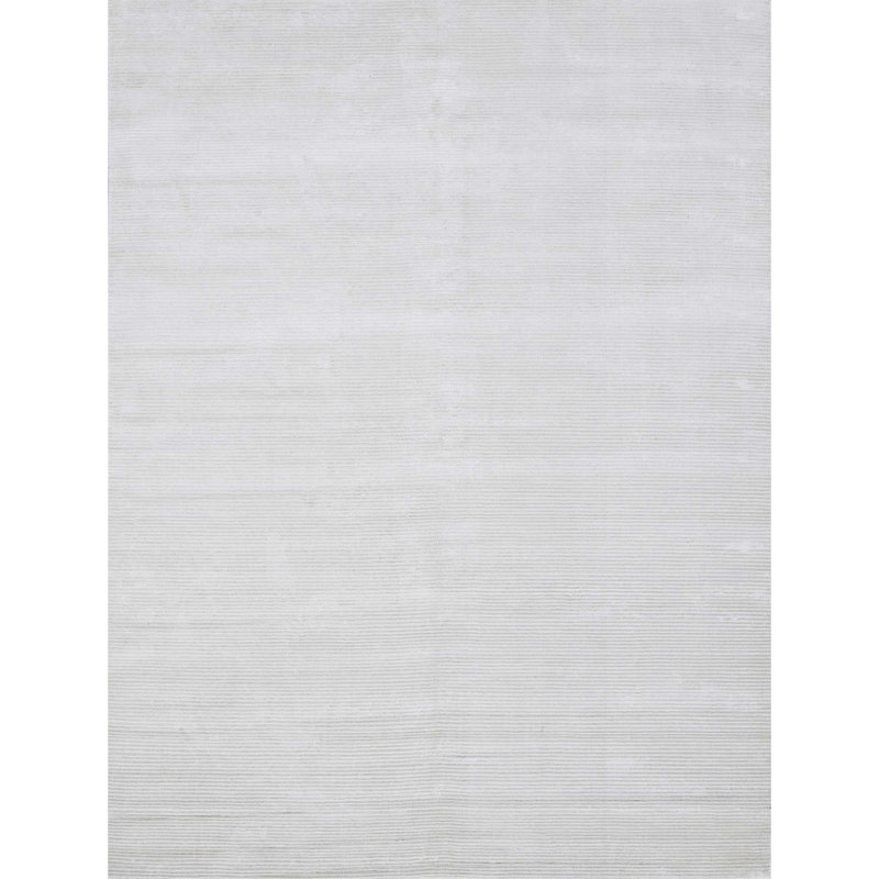 Silk Area Rug in White, Rectangle 12' x 15'