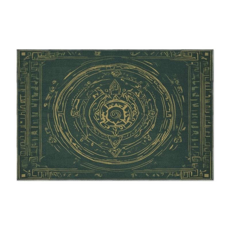 Sacred Grove Indoor And Outdoor Area Rug, Rectangle 5' x 7'