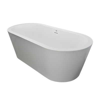 Celeste™ 67" x 32" Freestanding Soaking Acrylic Bathtub