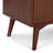 Tremolo Modern Linen Cabinet 2 Doors & 3 Drawers With Fluted Wood Fronts Accent for Bathroom Storage Organization-245785030