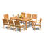 Arbor Outdoor - Piece Teak Dining Set-84250205-100838849