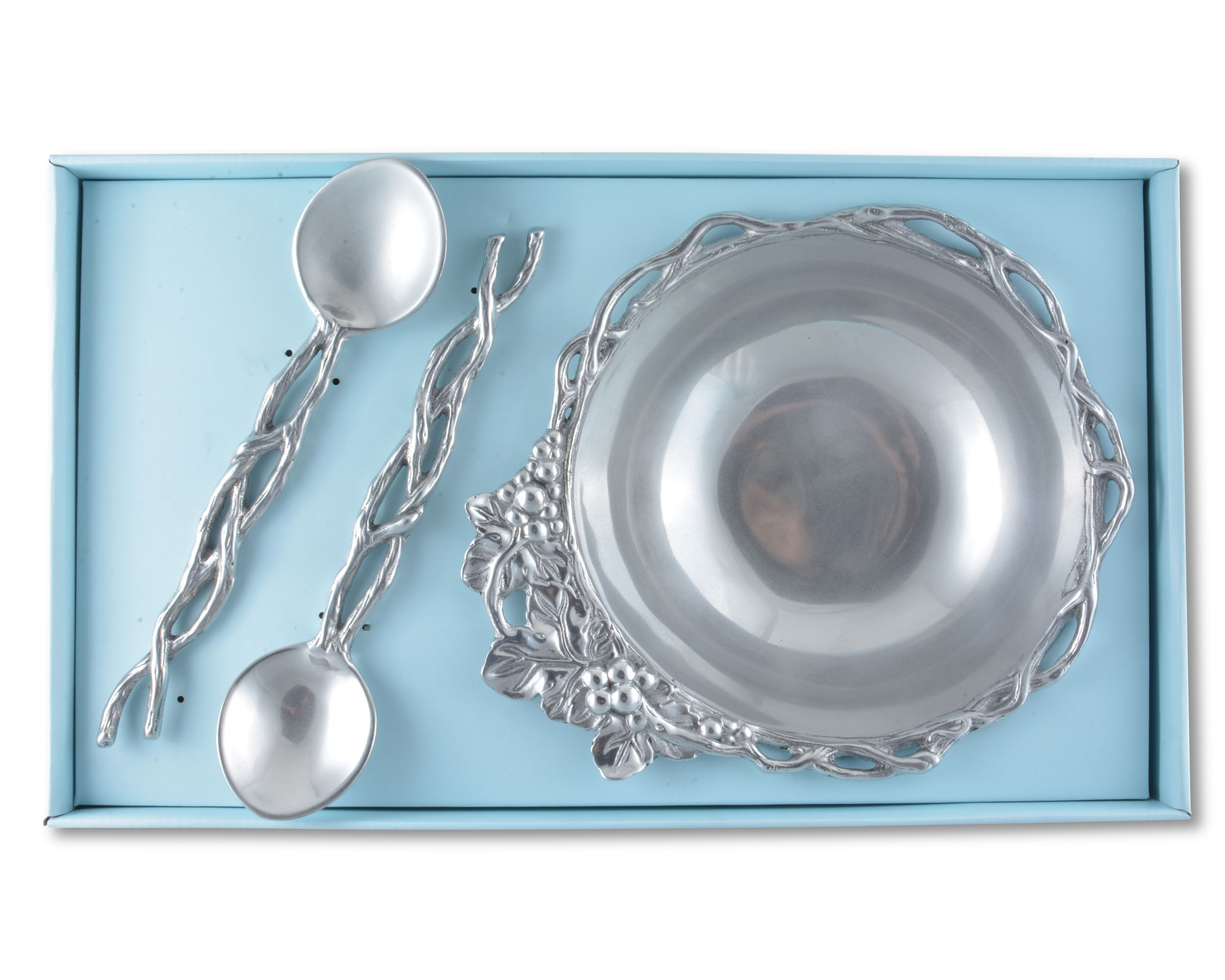 Arthur Court Designs Grape Open Vine Salad Bowl Set Wayfair