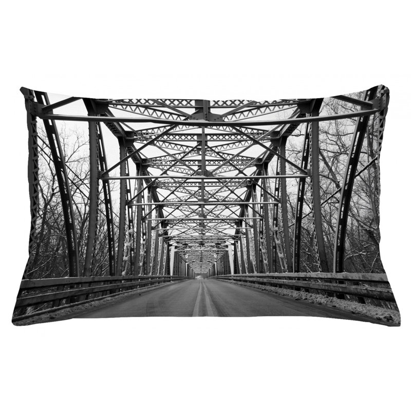 Housse de coussin lombaire intérieur/extérieur, 16 po x 26 po