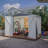 8 X 6 FT Outdoor Waterproof Garden Tool Storage Sheds With Metal Foundation With Floor Frame, Tool Shed With Lockable Hinged Doors & Air Vents, Storage House Waterproof-118091687-118091690