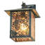 Seneca Lotus Leaf And Dragonfly 1 - Light Outdoor Wall Lantern