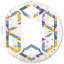 Miroir mural Hexagon Star-45625485-122496840
