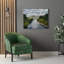 Toutes les choses 2 Peter 1: 3 Christian Home Decor Wall Art Scripture prêt à accrocher