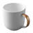 BergHOFF GEM Porcelain 3Pc Coffee And Tea Set, Mug, Cup & Saucer, White & Gold