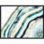 «Teal Agate» par Amy Lighthall - peinture encadrée-1389191434-1389191435