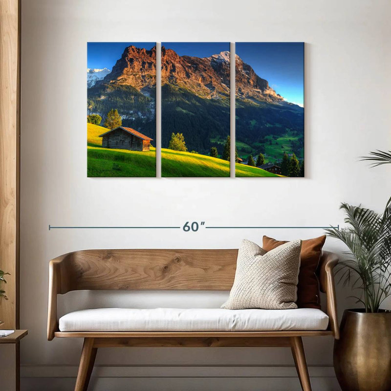 Lilie Eiger Peak Barn, 28" H x 45" W