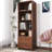 70.87" Tall Bookshelf with Drawers