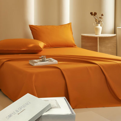 100% Cotton 1000 Thread Count Cooling Luxurious Silky Bed Sheet