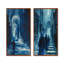 «Blue Wizards Library Keepers I - Wizards Wall Art», ensemble de 2 pièces-1932814158-1932814162-1932814164