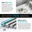 KRAUS Standart PRO Drop In 16 Gauge Bar Stainless Steel Kitchen Sink-98155466-98155467