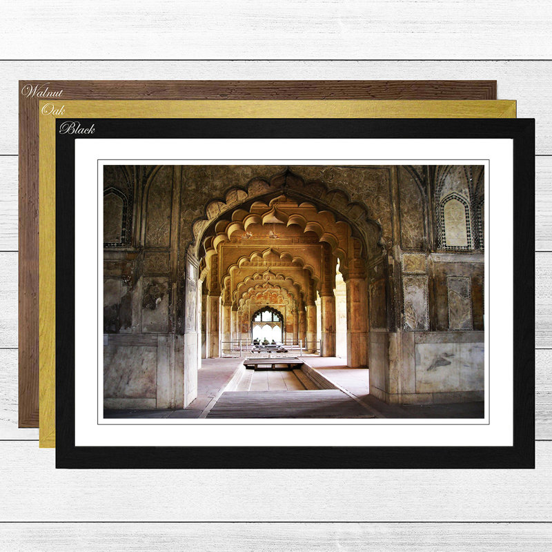 Single Picture Frame Print, Oak
