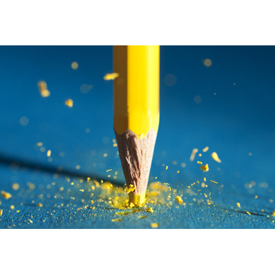 Felker Pencil Explode - Wrapped Canvas Print