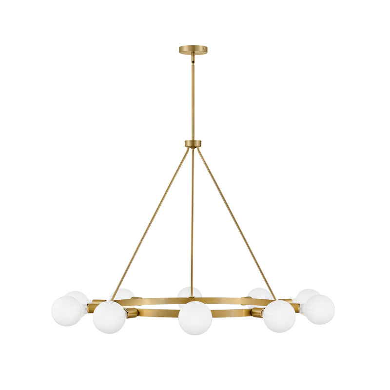 Lustre Joss & Main Carolee, Laiton laqué