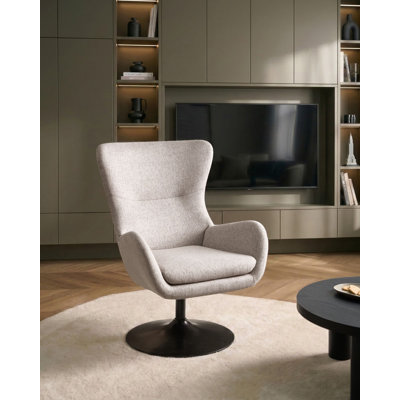 Upholstered Swivel Armchair