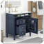 Meuble-lavabo simple moderne avec tiroirs de lavabo supérieurs-217123703