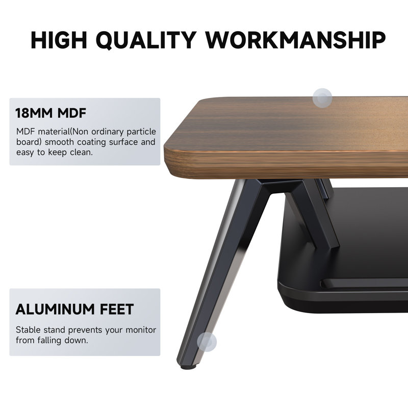 Monitor Stand, Brown
