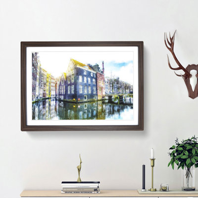 Reflections of Amsterdam - Framed Print
