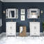 Ensemble de meuble-lavabo double 24 "avec miroir Edion