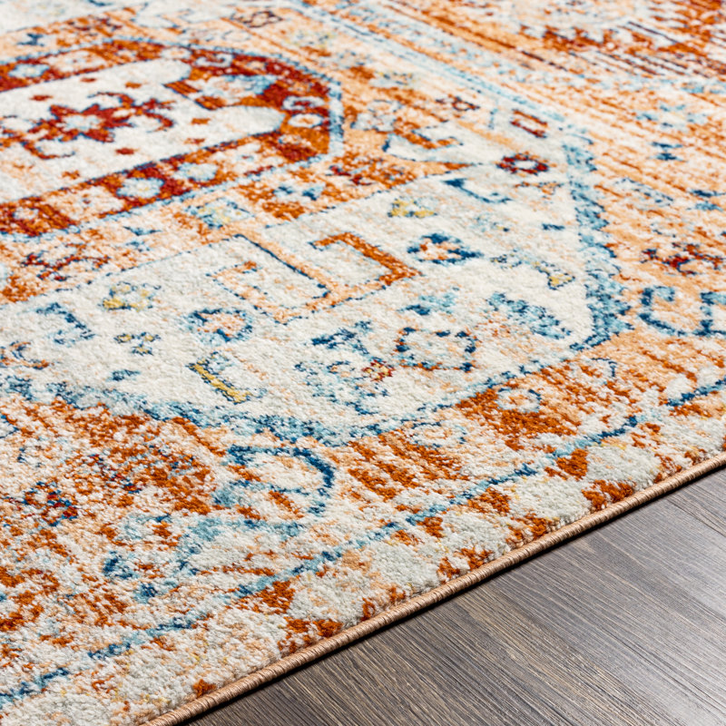 Aldusa Oriental Indoor Rug, Rectangle 5'3" x 7'
