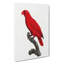 Cardinal Lory by F. Levaillant - Wrapped Canvas Painting-55371380