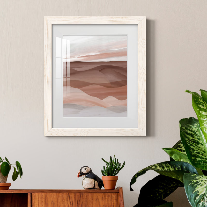 Sedona Valley - peinture encadrée, H 24 po x l 18 po x P 1,5 po, Papier encadré blanc