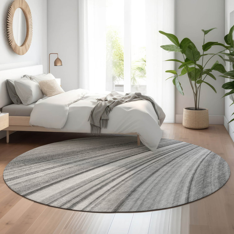 Premium Machine Washable Cerrito AMF585 Gray Rug