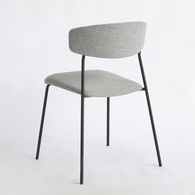 Izhak Upholstered Chair, Light Gray