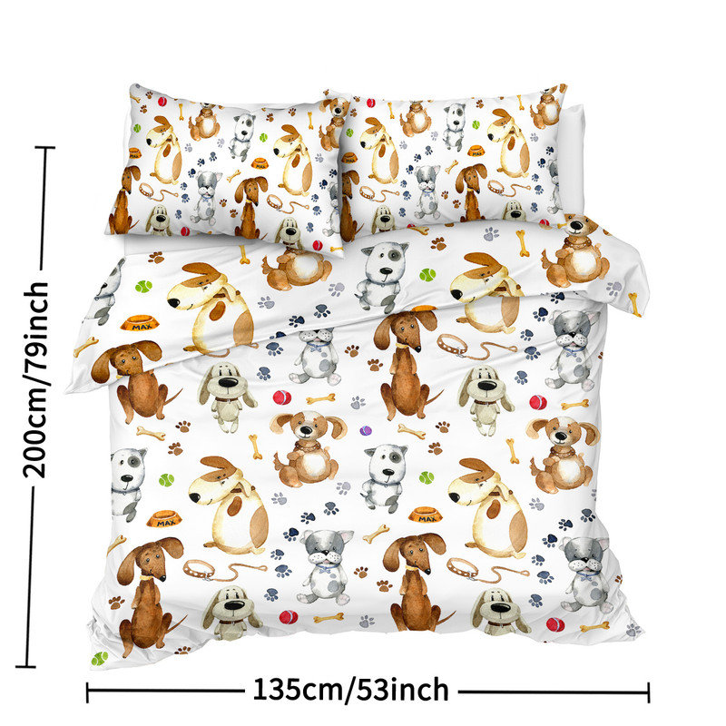Bedding, Single Duvet Cover+2 Standard Pillowcases