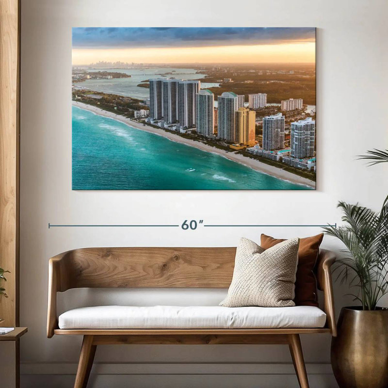 Gratte-ciel Nicci Miami Beach, H 34 po x l 51 po