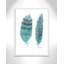 «Feathers in Turquoise II», art encadré-47533817-47566110