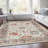 Machine Washable Indoor/Outdoor Xhevrie Linen Rug-2040701491