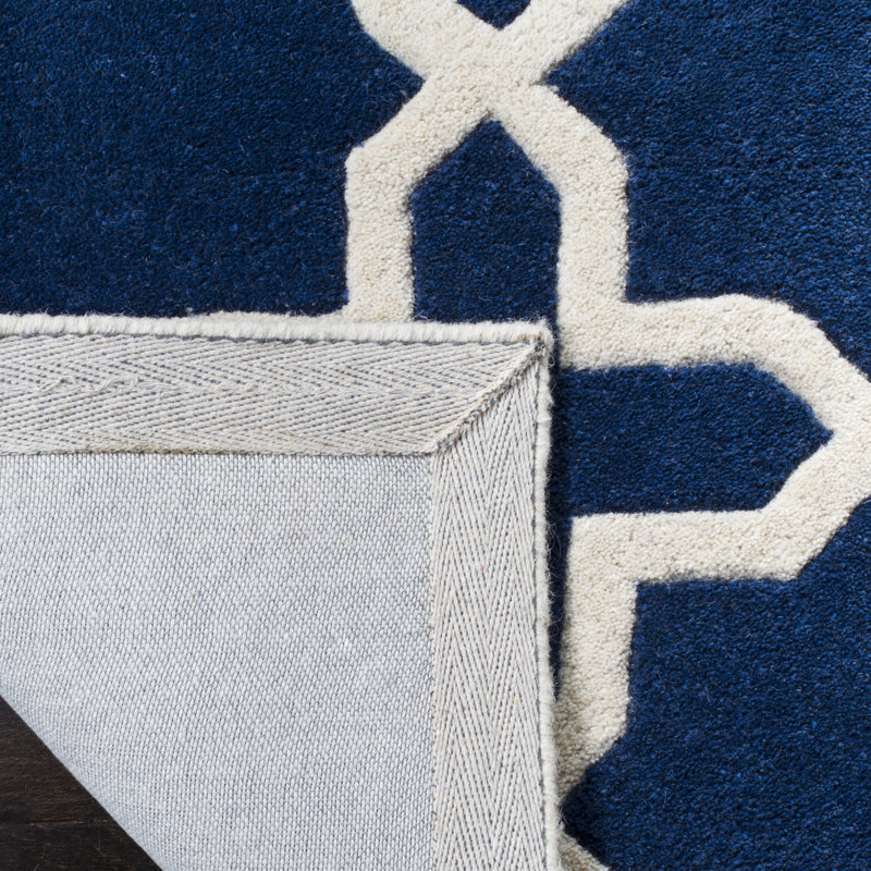 Étienne Geometric Wool Hand Woven Area Rug, Rectangle 122 x 183 cm