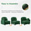 Canapé modulaire en chenille douce de 4 L avec courbe ergonomique, dossier plissé et plusieurs combinaisons de tissu modulaire, coussin, siège, aménagement personnalisable-1819016178