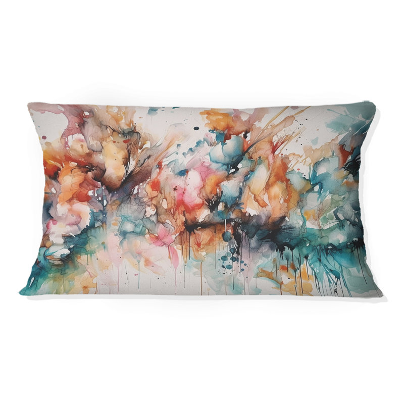 Captivating Boho Dance III - Coussin décoratif à imprimé abstrait