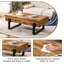 Table basse avec pieds en traîneau Nuha Ming L 47,2 po x l 23,6 po Nuha-1753106409-1751319072