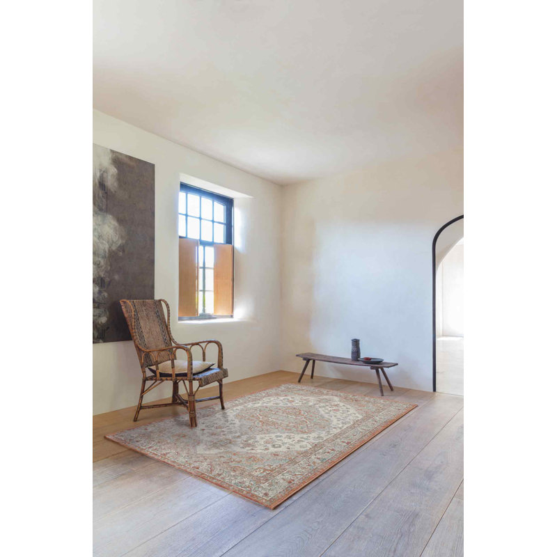 Caseylee Oriental Wool Area Rug, Rectangle 135 x 200cm