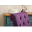 Chaise parsons capitonnée en bois massif Habit, ensemble de 2, mauve-35148072