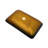 Bathroom Vessel Sink Above Counter Amber Gold Gradient Tempered Glass Bowl Square Sink For Bathroom, Tempered Glass Vessel Sink With Pop-Up Drain (No Faucet)