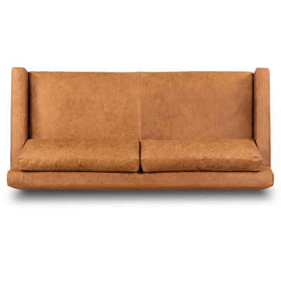 Zyon 90" Genuine Leather Sofa
