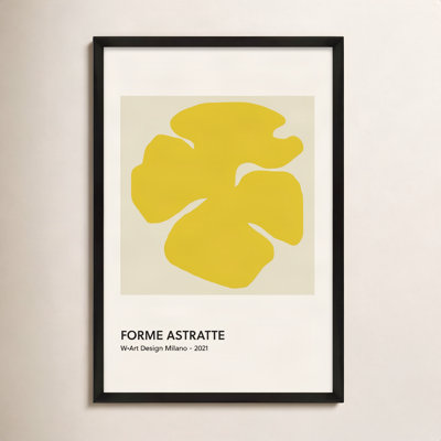 Deryn "Forme Astratte Yellow" Print