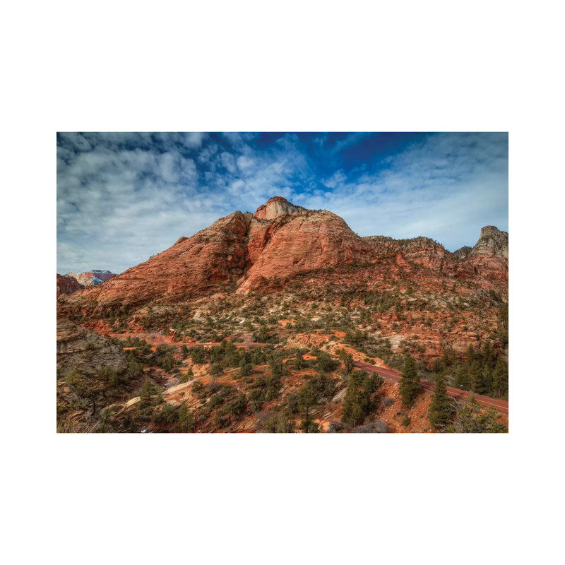 The Road To Zion 1 Piece Wall Art on Canvas, 30.48 cm H x 45.72 cm W, Canvas